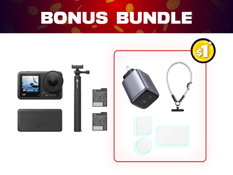Osmo Action 4 Adventure Combo + $1 Bonus Bundle